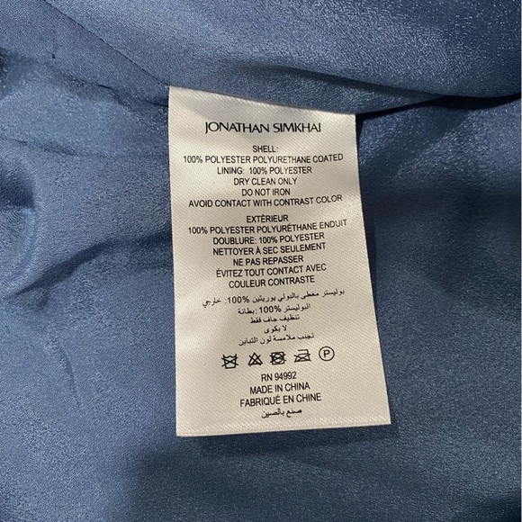 NWOT Jonathan Simkhai faux leather cropped pant - Picture 8 of 9